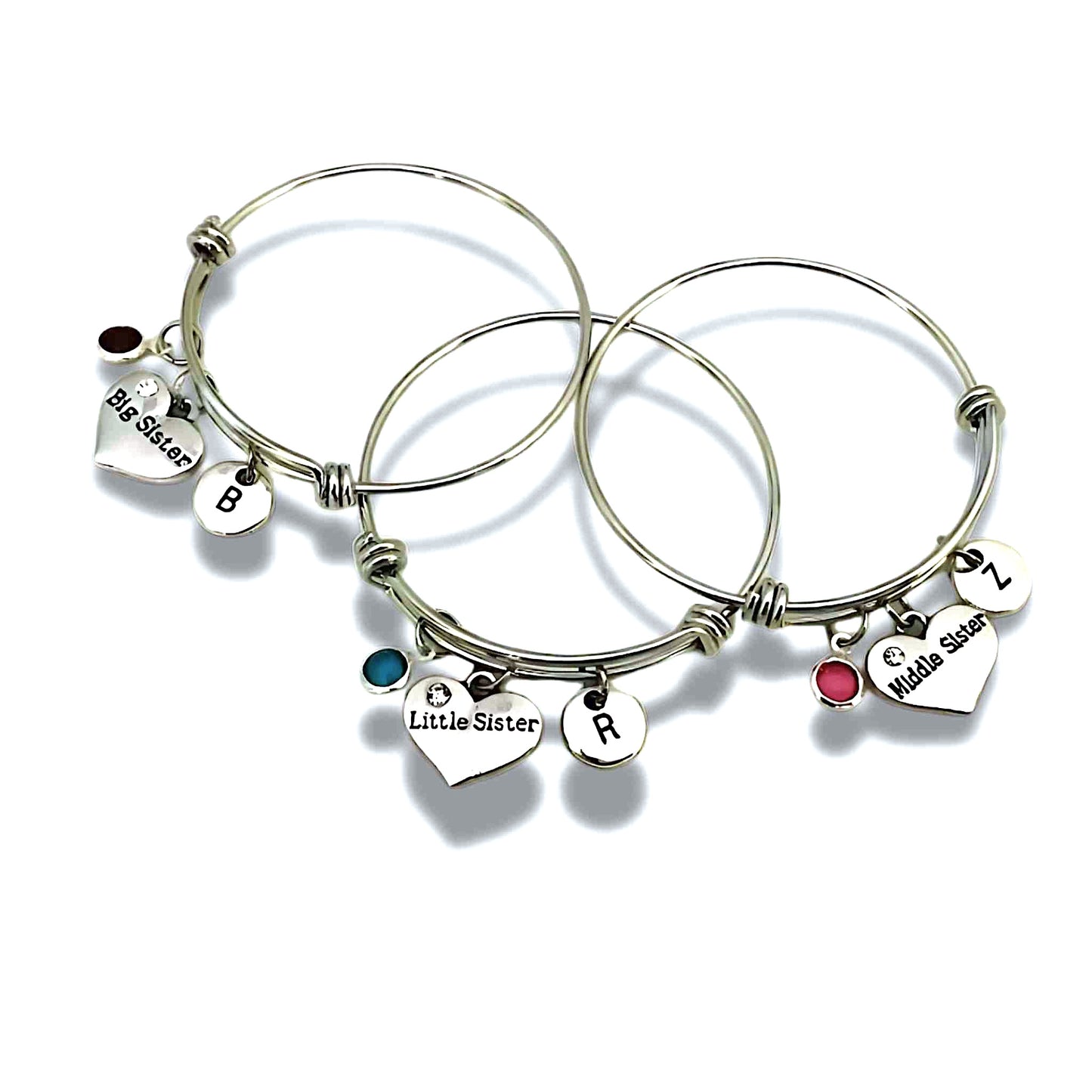 3 Sister bangles, Big Middle & Little Sister