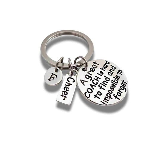 Cheerleader Keychain Gift for Coach