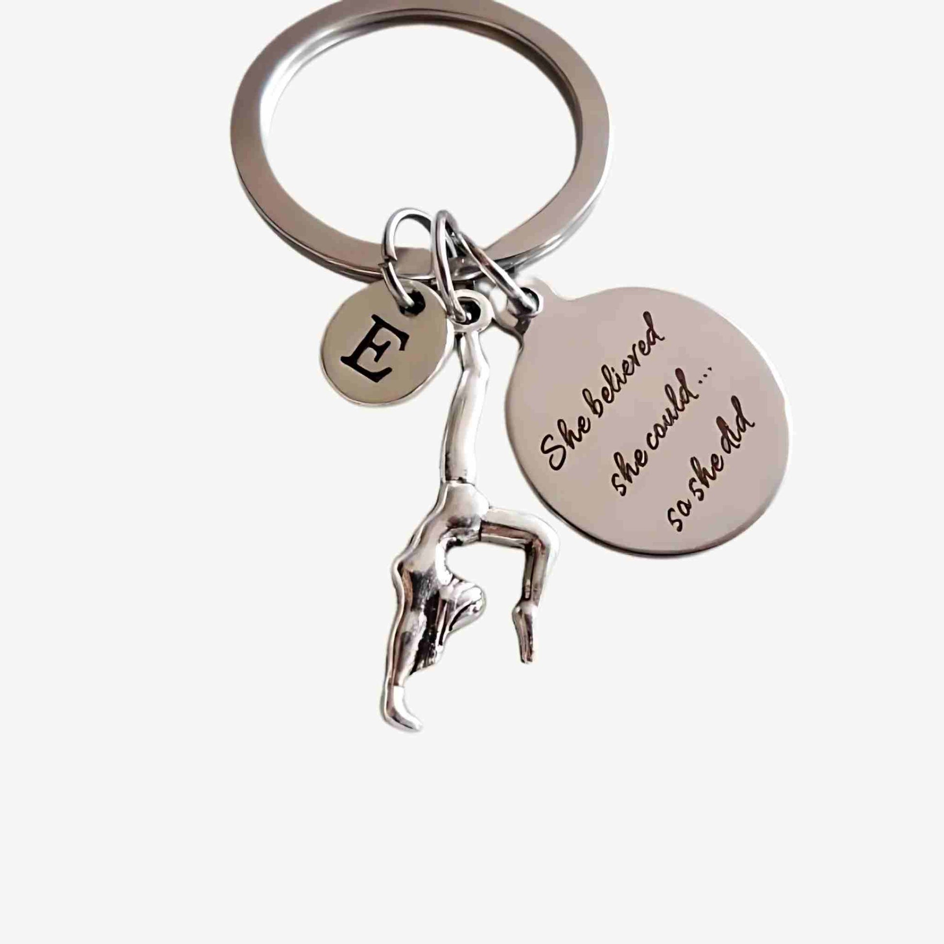 Gymnastics Keychain