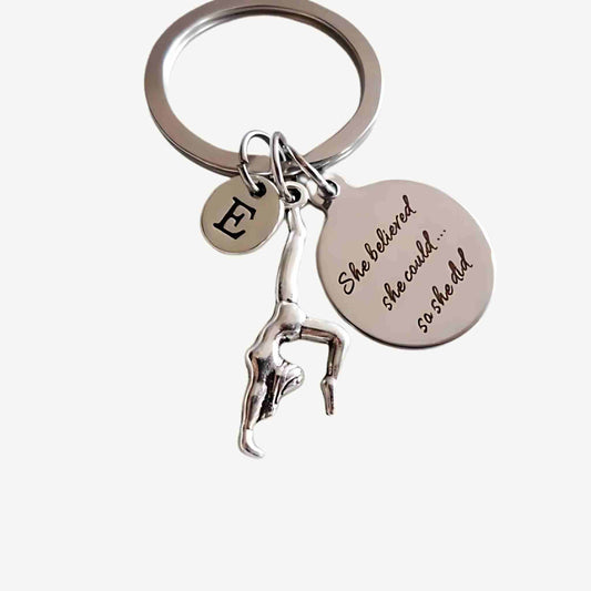 Gymnastics Keychain