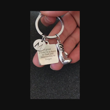 Box Keychain Gift for Coach, Box Keychain
